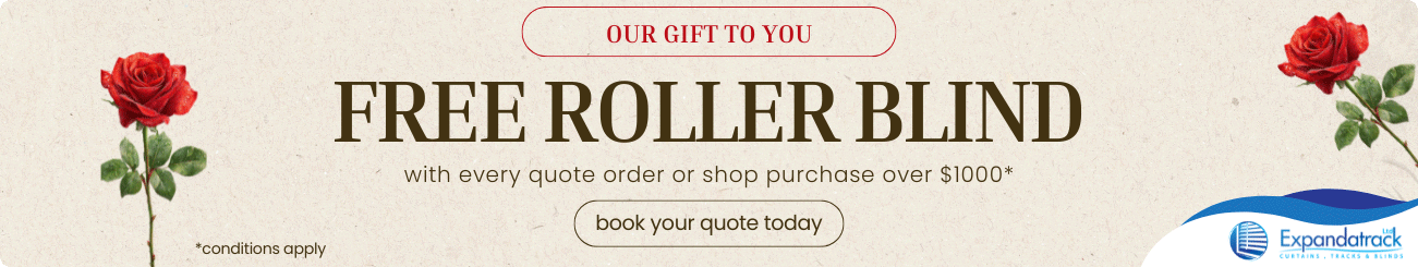 Free Roller Blind For February