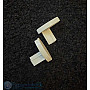 Bottom Rail Endcaps-Ivory