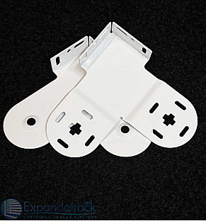 Double Roller Blind Brackets-White