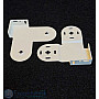 Double Roller Blind Brackets-Ivory