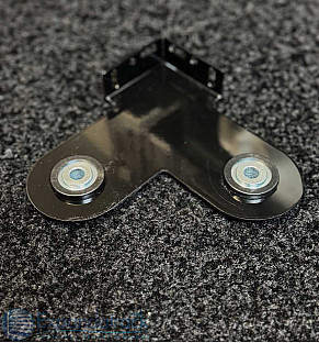 Double Roller Blind Butting Bracket-Black
