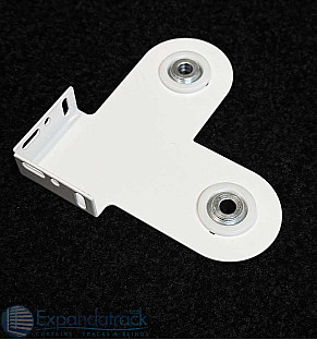 Double Roller Blind Butting Bracket-White
