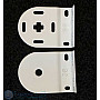 Single Roller Blind Brackets-White