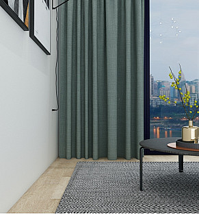 Linen Weave Style Curtains No34