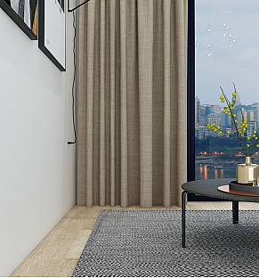 Linen Weave Style Curtains No7