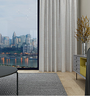 Airy Ecru Weave Curtains