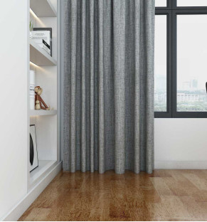 Concrete Linen Blackout  Curtains