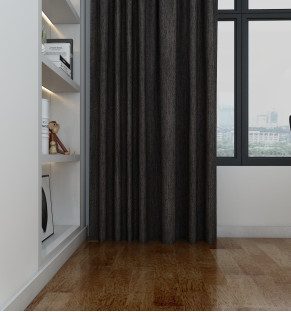 Mystic Slate Blackout Natural Curtains