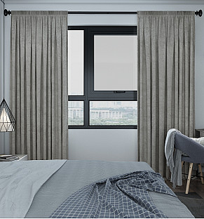 Stone Gray Custom Curtains