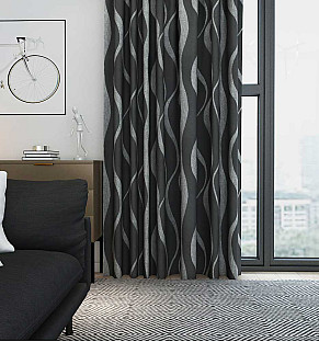 Custom - Licorice Abstract Curtains