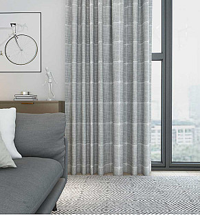 Custom - Linen Ash Curtains
