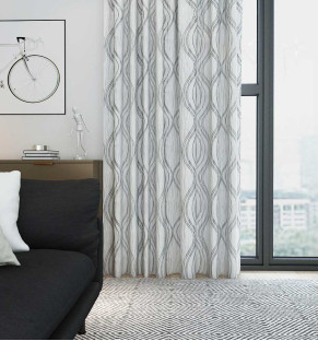Custom - Prato Grey Curtains