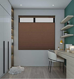 Grain Bark Blackout Honeycomb Blind