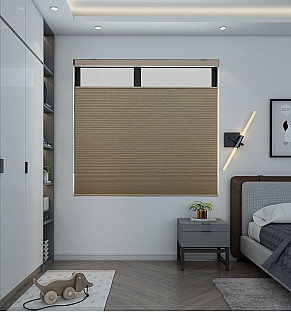 Grain Golden Blackout Honeycomb Blind