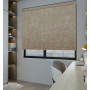 Ripple Walnut Blackout Honeycomb Blind