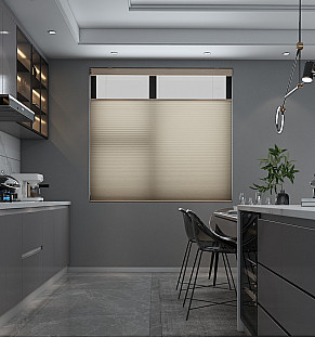 Almond Sunfiltering Honeycomb Blind