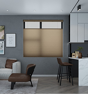Mink Sunfiltering Honeycomb Blind