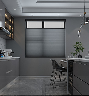Smoke Sunfiltering Honeycomb Blind