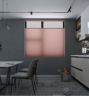 Summer Evening Sunfiltering Honeycomb Blind