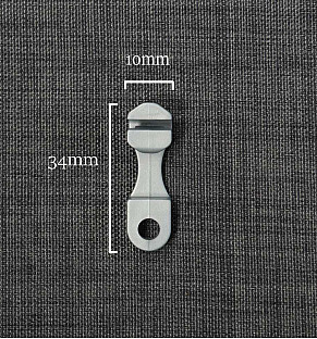 Sylon Grey Curtain Track Runners