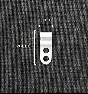 Windoware White Curtain Track Runners