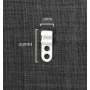 Windoware White Curtain Track Runners