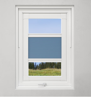 Blue Denim Light Filtering Perfect Fit Blind