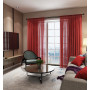 Scarlet Textured Sheer