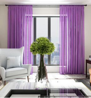 Mystic Purple Textured Sheer