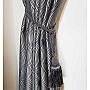 Tassle Tieback Charcoal