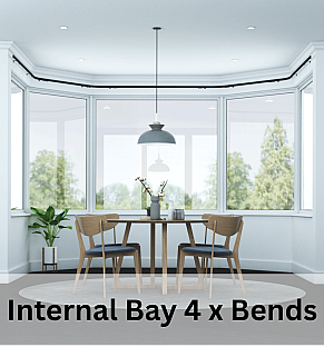 4 Bend Bay Custom Bent Curtain Tracks