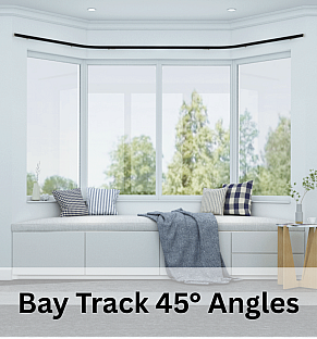Bay 45° Custom Bent Curtain Tracks