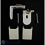 Custom Curtain Track - Ivory