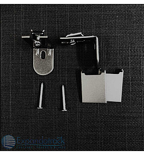 Single Custom Track Brackets- Pewter
