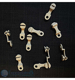 Curtain Track Clip On Runners-Ivory