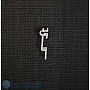Curtain Track Clip On Runners-White
