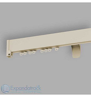 Custom Curtain Track - Ivory