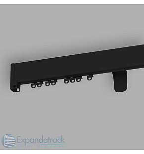 Custom Curtain Track - Licorice