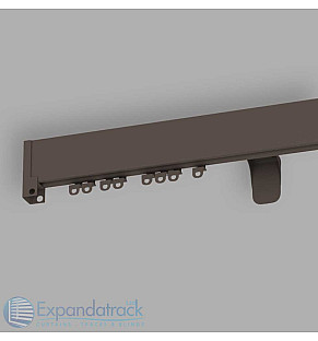 Custom Curtain Track - Pepper