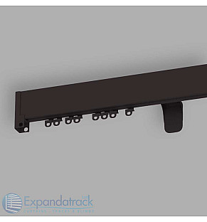 Custom Curtain Track - Rust