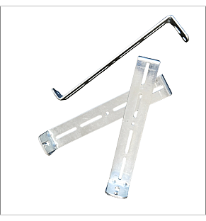 Double Motorised Track Wall Mounting Brackets