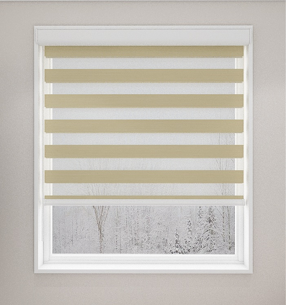  Beige Pearl Light Filtering Vision Blind