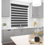 Charcoal Shimmer Light Filtering Vision Blind