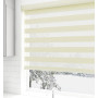 Cream Shimmer Light Filtering Vision Blind