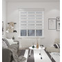 Ice White Haze Light Filtering Vision Blind