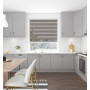 Pewter Shade Light Filtering Vision Blind