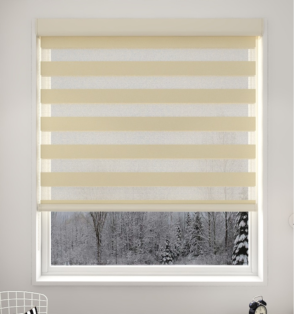  Plain Mustard Light Filtering Vision Blind