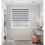 Satin Silver Pearl Light Filtering Vision Blind