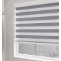 Satin Silver Pearl Light Filtering Vision Blind