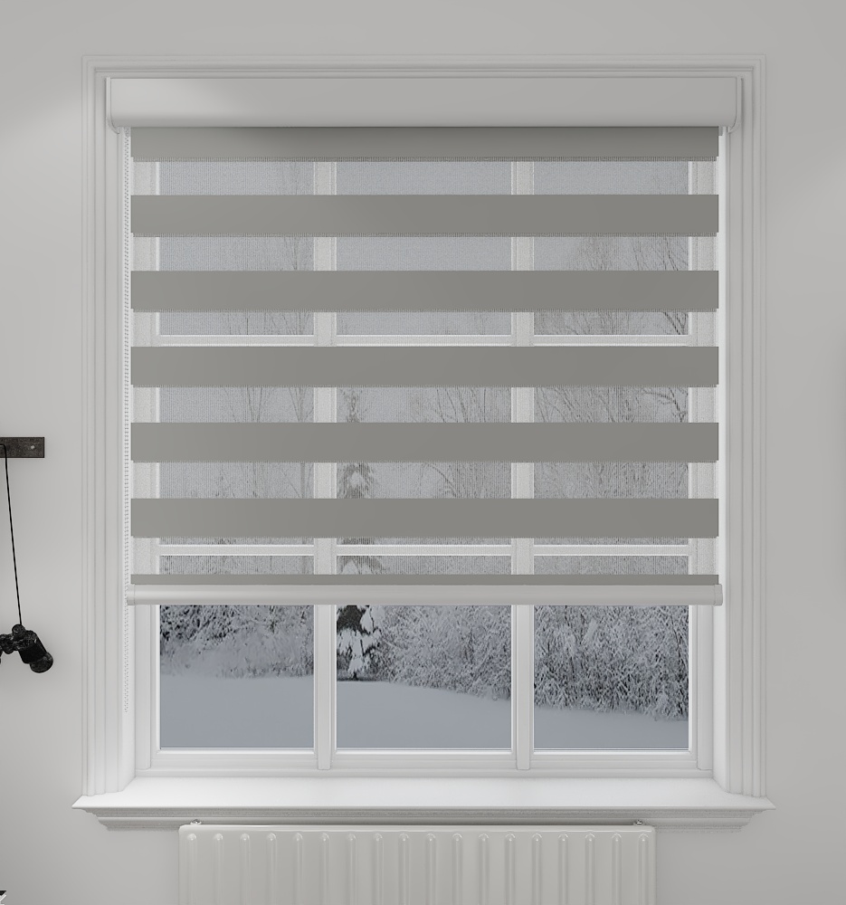 Smooth Dove Grey Light Filtering Vision Blind